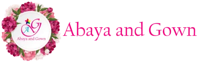 image of abaya and gown logo with banner