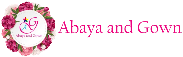 image of abaya and gown logo with banner