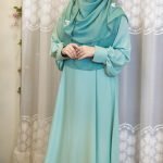 image of Sea Green Borkha