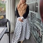 image of White and Black Ball Printed Borkh