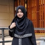 image of black hijab