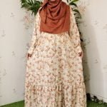 image of printed gown