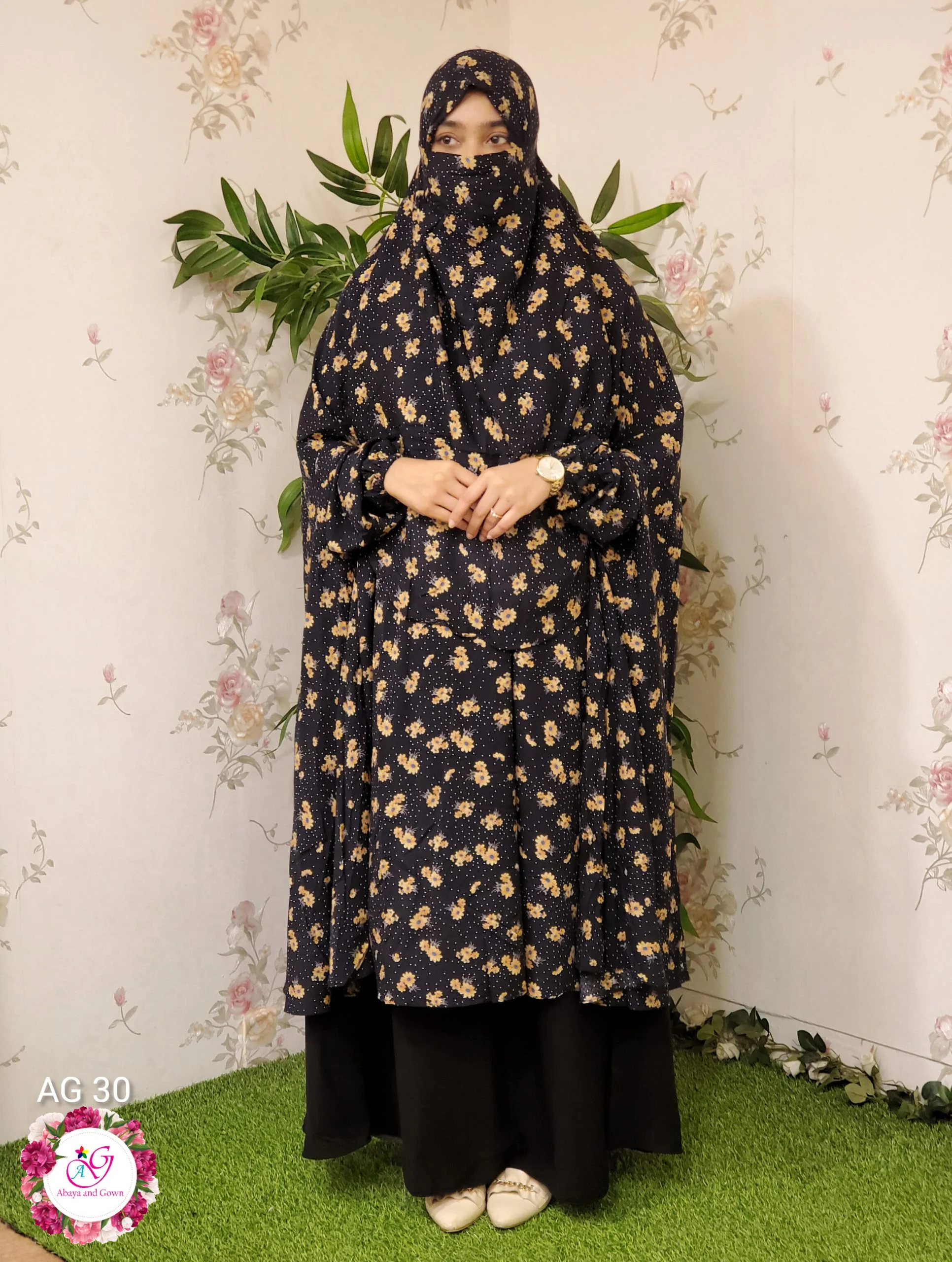image of linen khimar