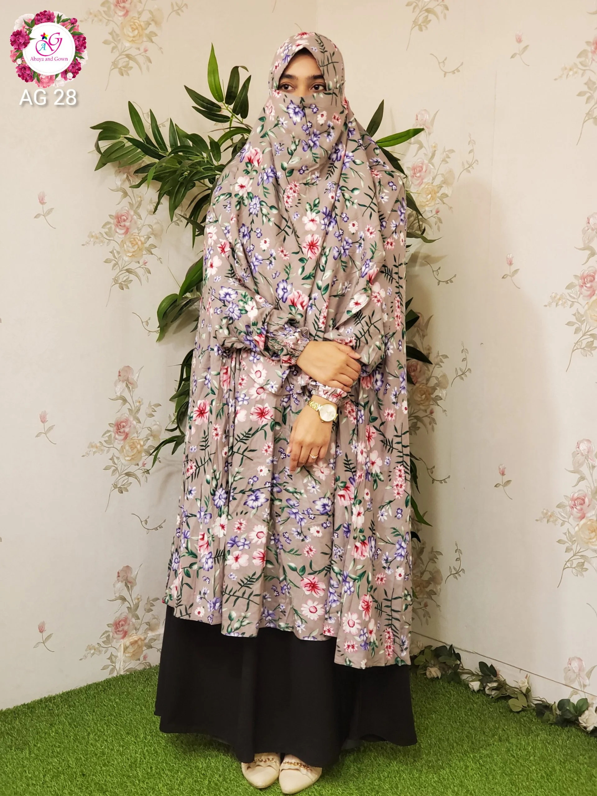 image of linen khimar