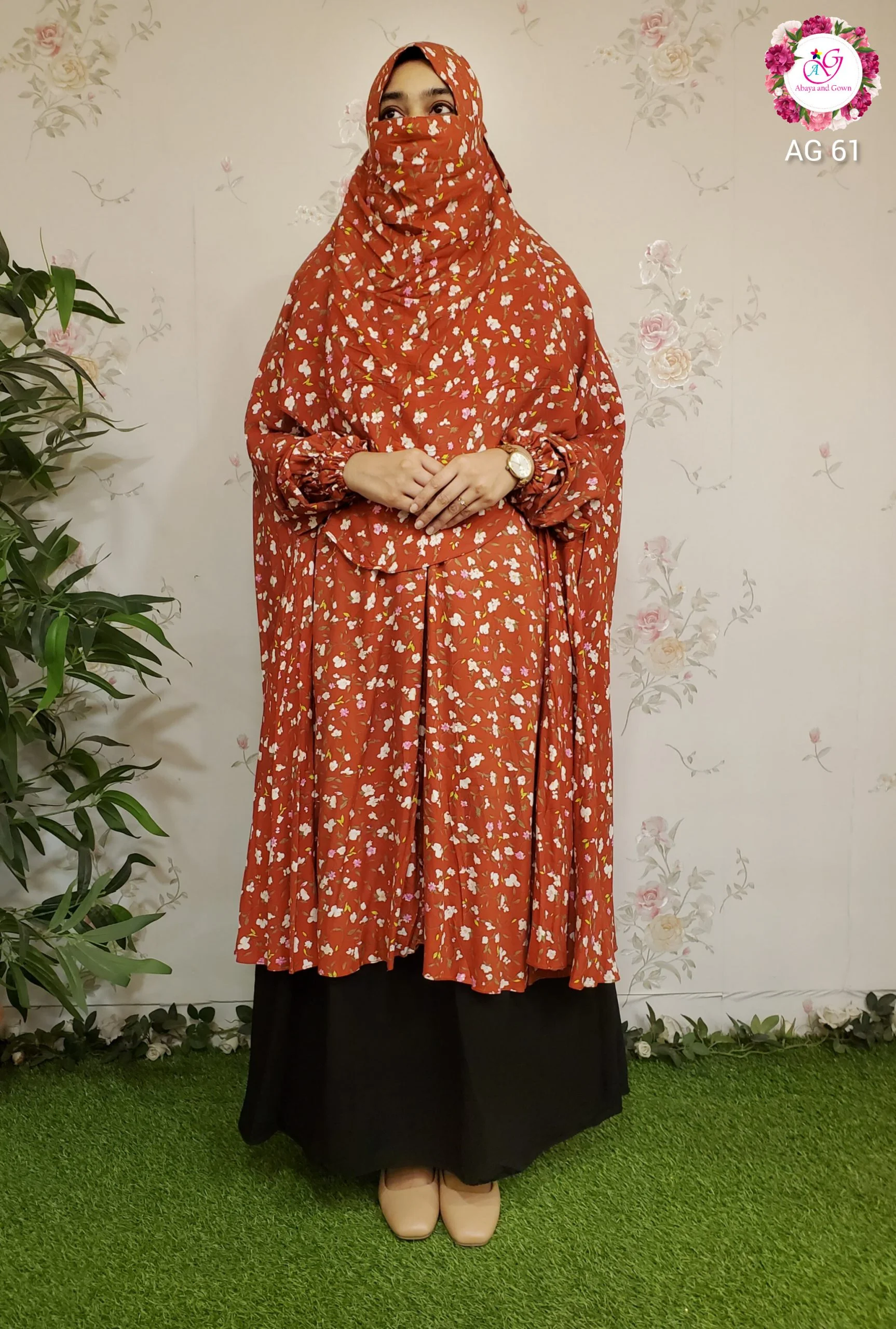 image of linen khimar