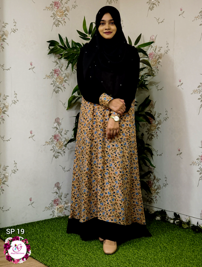 Image of Printed Summer Gown from Abaya and Gown. Product code: SP-19