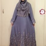 image of a woman wearing borka