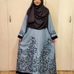 image of woman wearing borkha