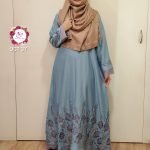 image of a woman wearing borka