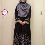 image of a woman wearing borka