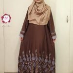 image of a woman wearing borka