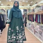 image of a woman wearing gown