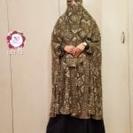 image of a woman wearing linen khimar