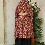 image of a woman wearing linen khimar