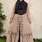 image of a woman wearing embroidered kimono