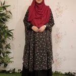 image of a woman wearing cape