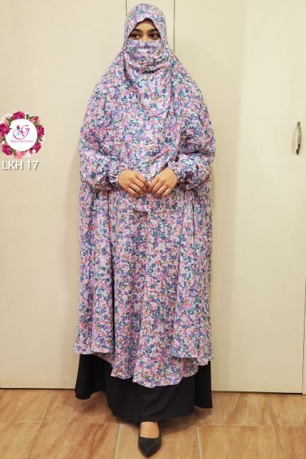 image of a woman wearing khimar