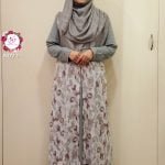 Image of Floral Design Koti By Abaya and Gown