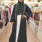 image of a woman wearing dubai abaya