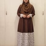 One Part Print Material Print Borkha