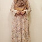 Image of Georgette Print Pocket Borkha