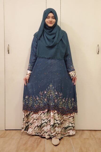 Image of Navy Blue Color Gown