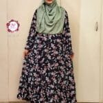 MERMAID PRINTED GOWN