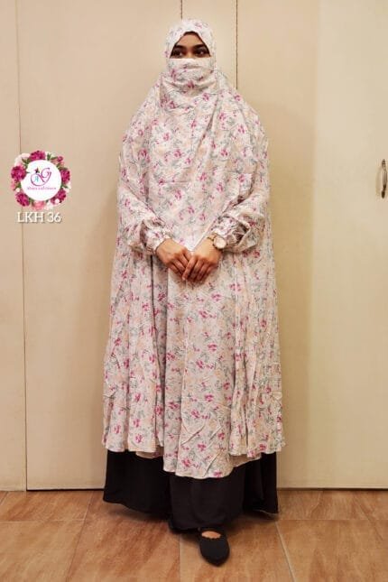 Image of White Floral KIMONO