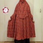 Image of Maroon Floral KIMONO