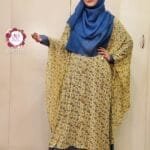 Image of floral design yellow cape