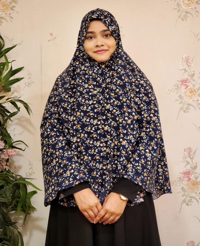 Image of Ready Black Printed Hijab