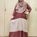 Image of Embroidery Lace Work Borkha