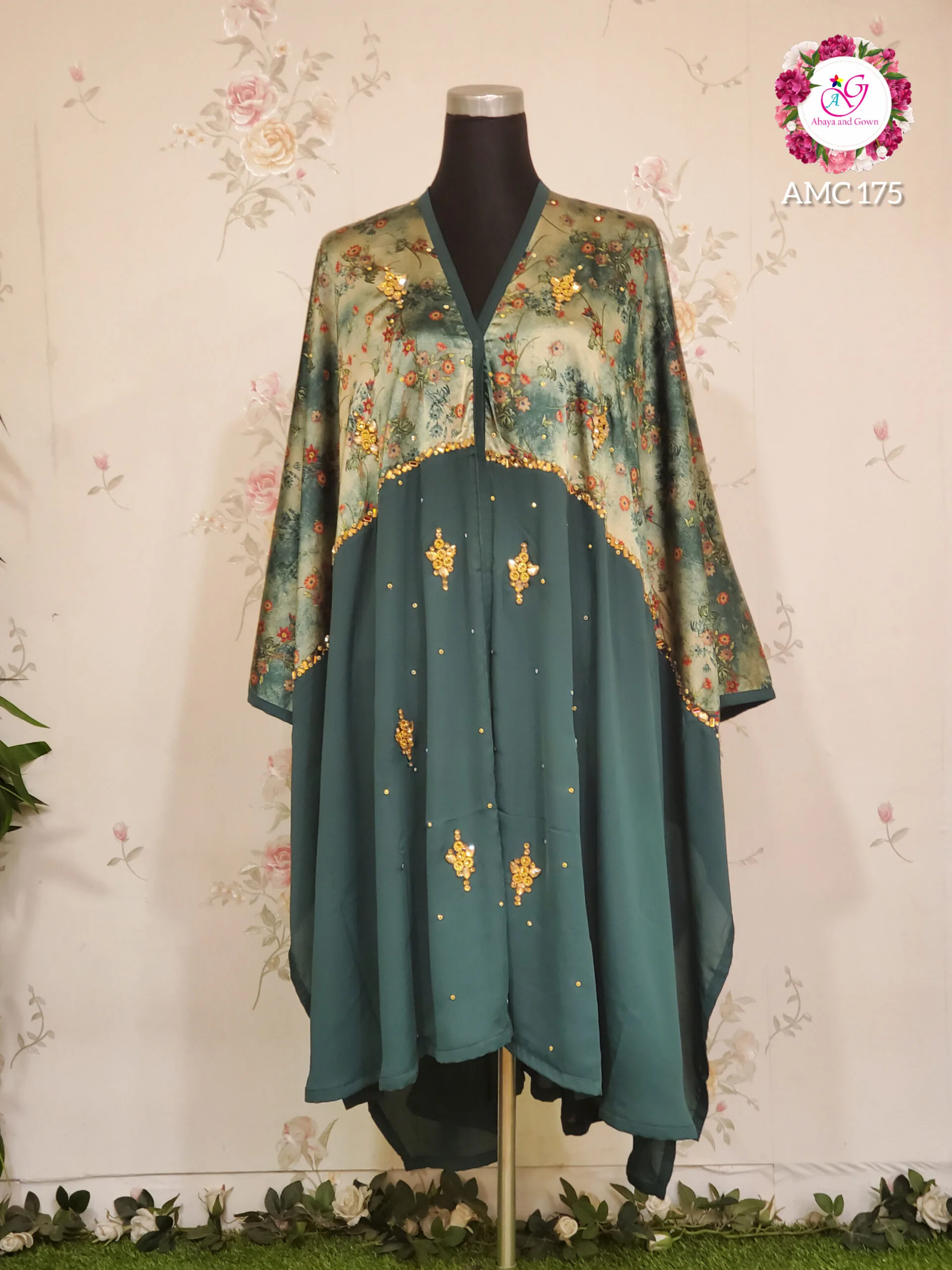 খুব সুন্দর নন-ট্রান্সপারেন্ট ফ্রি সাইজ স্টোন কেপ - Image 1