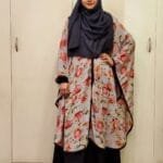 The abaya is made of soft and comfortable royal silk material with pipen work on the side