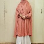 Non Transparent Free Size Khimar With niqab. Perfect for Umrah, Hajj or Regular wear