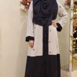 Comfortable and summer friendly embroidered work kimono.