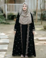 এক্সক্লুসিভ জামদানী স্টাইল এমব্রয়ডারি কিমোনো | Premium BMW Fabric Kimono - Image 2