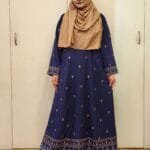 Image of Cashmellone Fabric Embroidery Borkha / Gown