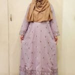 Image of Cashmellone Fabric Embroidery Borkha / Gown