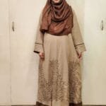 Image of Cashmellone Fabric Embroidery Borkha