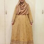 Image of Cashmellone Fabric Embroidery Borkha / Gown