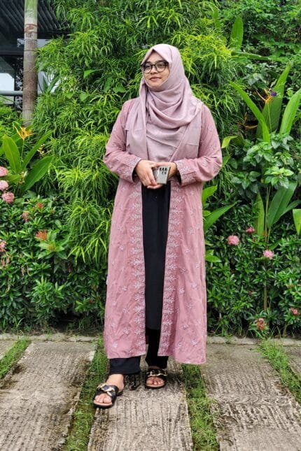 Image of Cashmilon Fabric Kimono