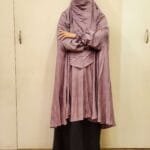 Non Transparent Korean Crepe Fabric Khimar