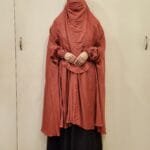 Made with soft non-transparent Korean crepe material. Free size. Niqab is attached. Hand elastic