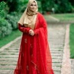 Image of Pure Muslin Orna Gown Set