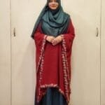 Stylish Soft Georgette Fabric Embroidery Cape