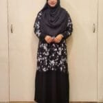 Image of Royal Georgette Print Print BMW Fabric Burka