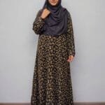 Image of Printed Pocket Burqa