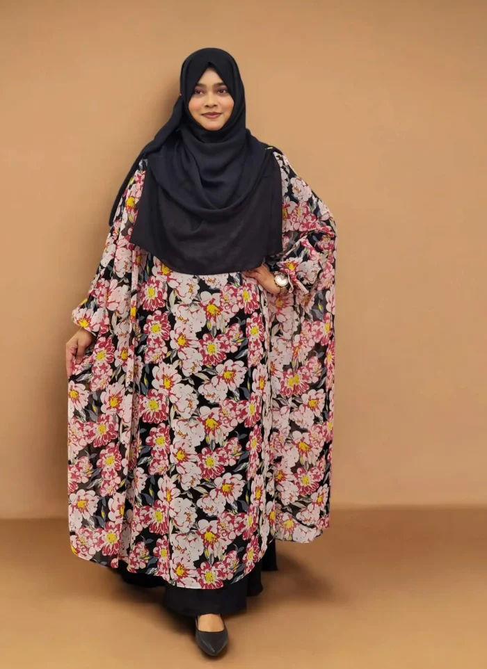 Image of Printed Khimar Cape