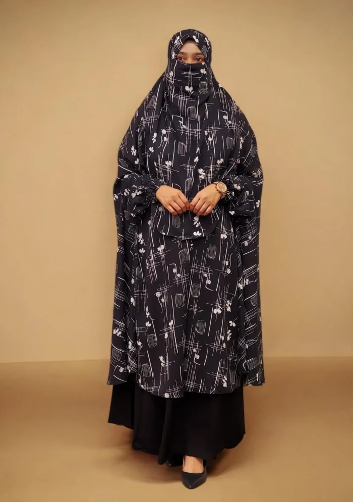 Image of Royal Silk Fabric Khimar